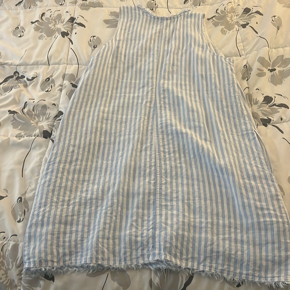 Tommy Bahama Striped linen Sleeveless Shift Dress L - Picture 3 of 4